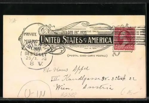 AK Indianapolis, IN, Das Deutsche Haus, Der Deutscher Klub und Musick Verein