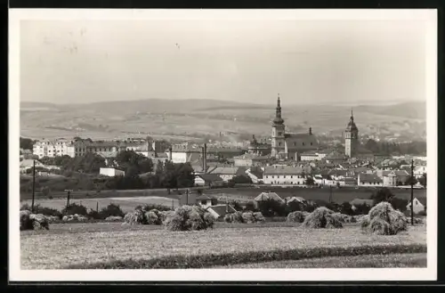AK Vyskov, Panorama mit Kirche