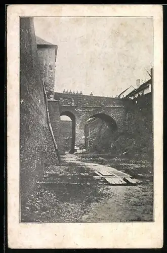 AK Brno, Spilberk, Opvení a príkop