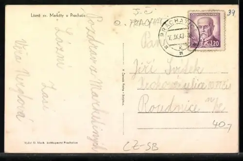 AK Prachatice, Lázne sv. Markéty