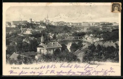 AK Tábor, Pohled od jihu