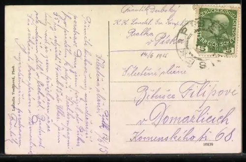 AK Pisek, Cástecný pohled