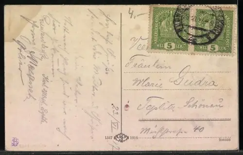 AK Budweis, Blick auf den Ringplatz