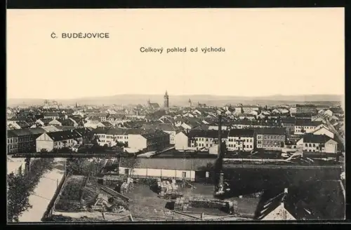 AK C. Budejovice, Celkový pohled od východu