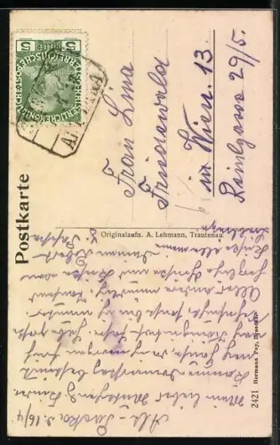 AK Trautenau i. B., Gablenzmonument