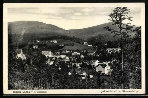 AK Johannisbad / Janske Lazne, Ortspanorama