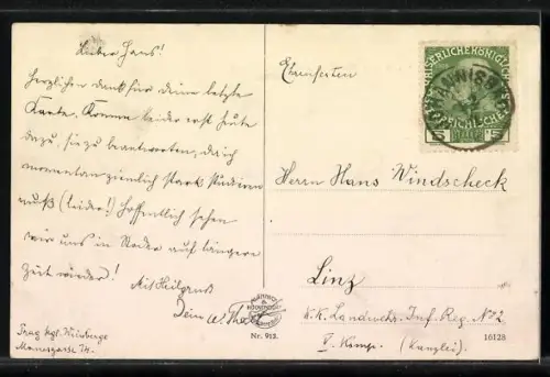 AK Johannisbad i. B., Teilansicht mit Kurplatz und Konzerthaus