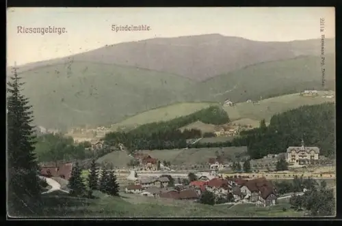 AK Spindelmühle /Riesengebirge, Panorama