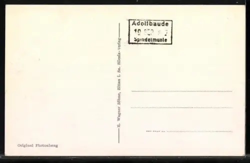 AK Spindlerpass /Riesengebirge, Panorama mit Strassenpartie