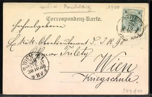 AK Rokitnitz / Rokytnice v Orlickych Horach, Gasthof und Kirche, Totalansicht