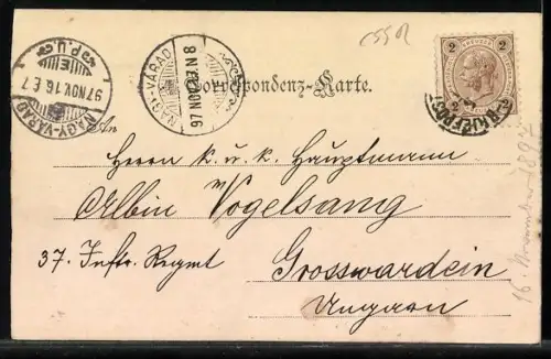 AK Troppau, Ortsansicht mit dem Rathaus im Vordergrund