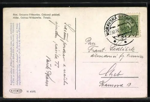 AK Mähr. Ostrau-Witkowitz, Totalansicht