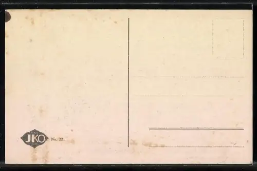 AK Mähr. Ostrau, Ortspartie mit Anlagen und Wasserspeier