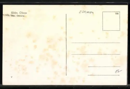 AK Mor Ostrava, Firma Odol Pasta, Strassenbahn, verschiedene Ansichten