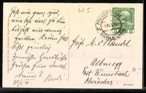 AK Freudenthal, Hauptplatz