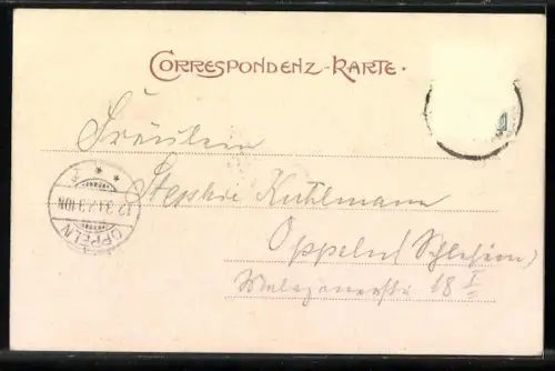 AK Troppau, Panorama mit Rathaus