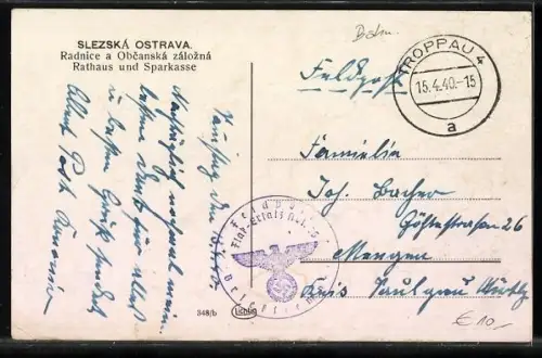 AK Ostrava, Radnice a Obcanska zalozna