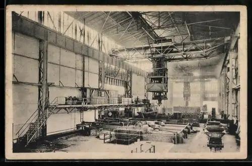 AK Witkowitz, Eisenwerk, Neues Stahl- und Walzwerk, Tiefofen