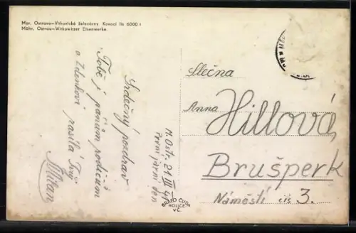 AK Mähr. Ostrau, Winkowitzer Eisenwerke