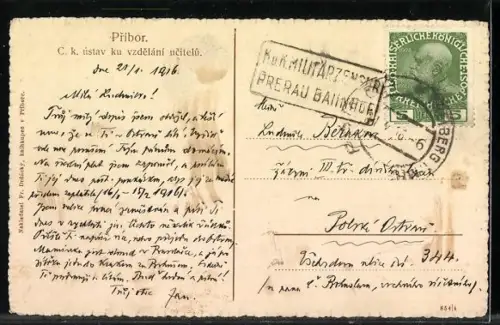 AK Pribor, C. k. ustav ku vzdelani ucitelu