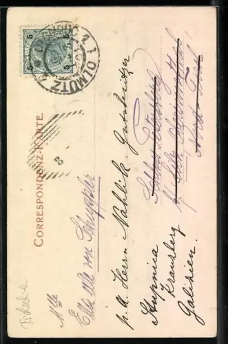 AK Olmütz, Ansicht der Domkirche