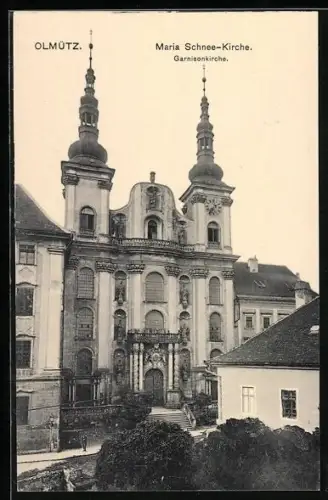 AK Olmütz, Ansicht der Maria Schnee-Kirche