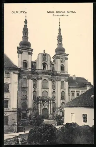 AK Olmütz, Blick zur Maria Schnee-Kirche