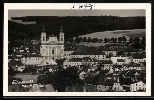 AK Sternberg i. M., Ortsansicht mit Kirche