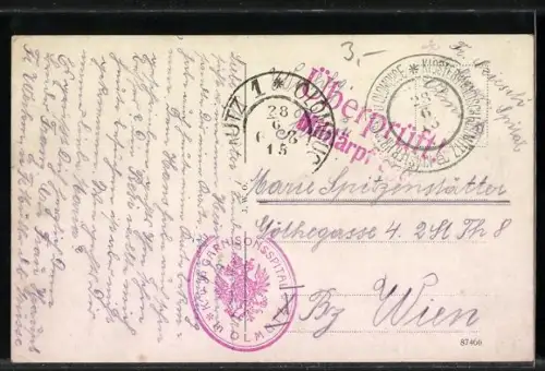 AK Olmütz, Garnisonsspital Nr. 6, Kloster Hradisch