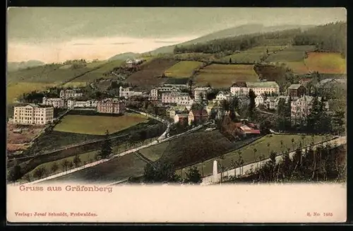 AK Gräfenberg, Ortsansicht aus der Vogelschau