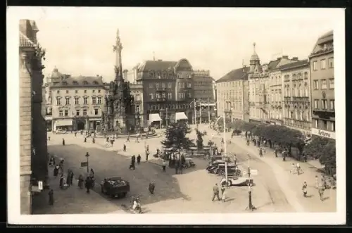 AK Olomouc / Olmütz, Blick auf einen Platz