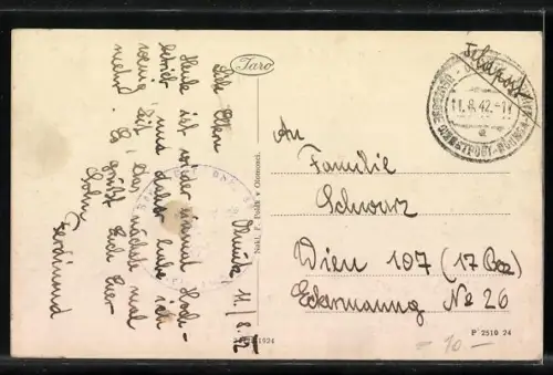 AK Olmütz, Teilansicht am Ufer