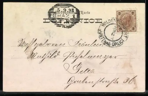 AK Prerau, Gebäudeansicht, Kirche, Strassenpartie