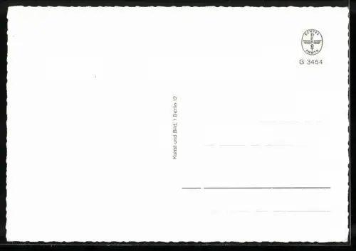 AK Berlin, Märkisches Viertel, Senftenberger Ring, Postbrücke, Eichhorster Weg