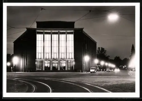 AK Bochum, Schauspielhaus bei Nacht