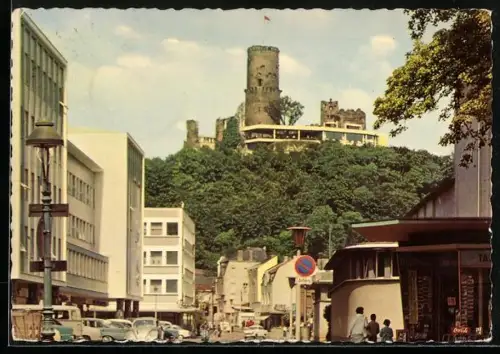 AK Bad Godesberg, Geschäftshäuser, Kiosk, Burg