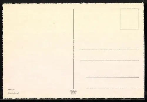 AK Berlin-Tiergarten, Hansaviertel