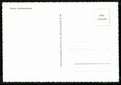 AK Berlin, Kurfürstendamm bei Nacht, mit Kiosk