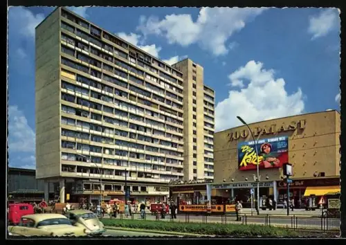 AK Berlin, Hochhaus mit Zoo-Palast