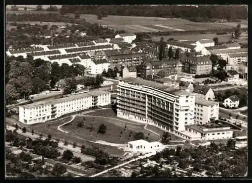 AK Frankfurt am Main-Ginnheim, St. Markus-Krankenhaus, Luftaufnahme