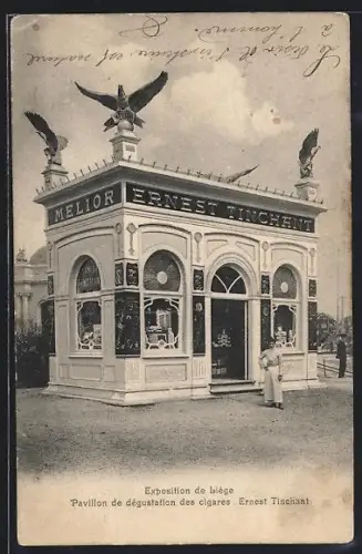 AK Liège, Exposition, Pavillon de dégustation des cigares Ernest Tinchant