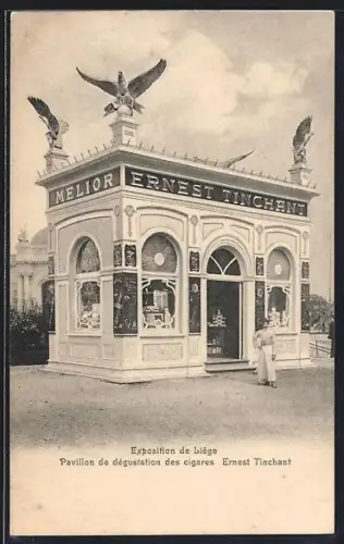 AK Liège, Exposition, Pavillon de dégustation des cigares Ernest Tinchant