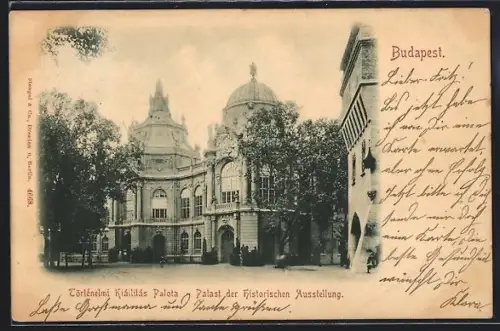 AK Budapest, Palast der historischen Ausstellung