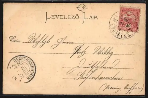 AK Budapest, Palast der historischen Ausstellung