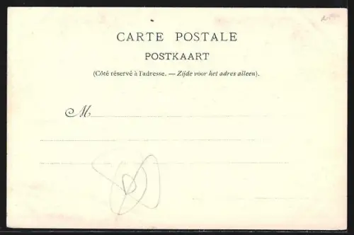 Lithographie Bruxelles, Exposition Internationale 1897, Kermesse, Quartier du Vieux Bruxelles