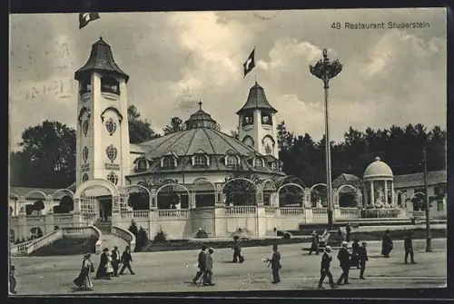 AK Bern, Landes-Ausstellung 1914, restaurant Studerstein