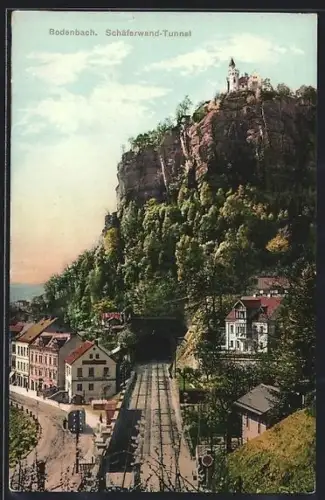 AK Bodenbach, Schäferwand-Tunnel