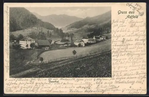 AK Astfeld /Sarnthal, Blick auf den Ort