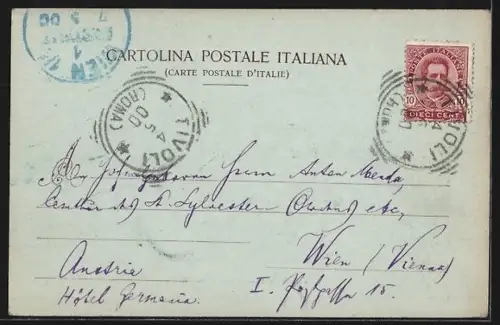 Mondschein-AK Tivoli, Veduta generale delle cascatelle