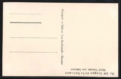 AK Carezza, Hotel Carezza con Latemar